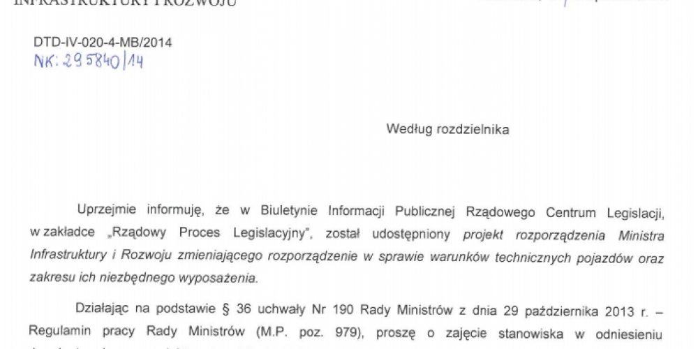Zaproszenie na spotkanie przewoźników i producentów naczep specjalistycznych – 25.11.2014 r. w Opolu