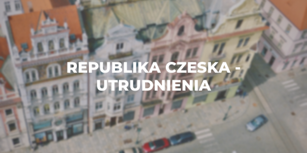 Republika Czeska – utrudnienia