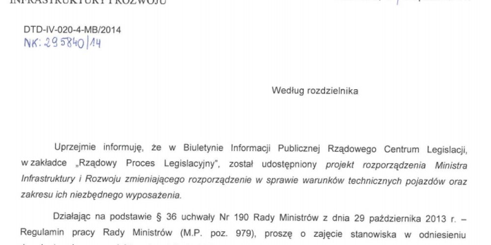 Zaproszenie na spotkanie przewoźników i producentów naczep specjalistycznych – 25.11.2014 r. w Opolu
